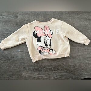 4/30$ H&M X Disney Minie Mouse cream sweater 18-24 months